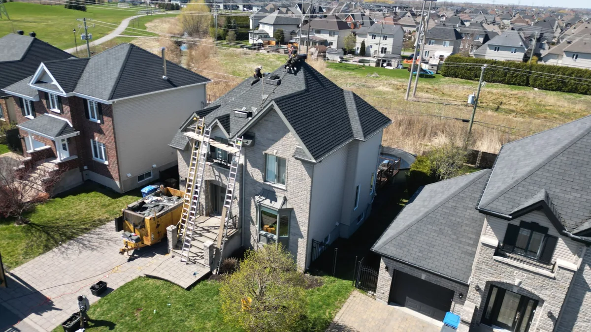 Installation complète de toiture